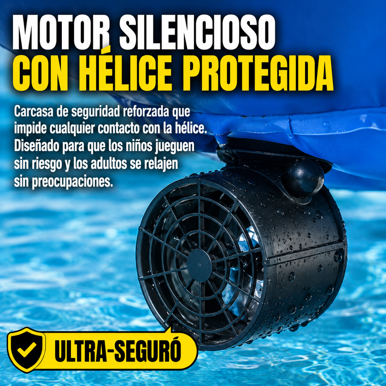 AquaGlide Pro – El Flotador Motorizado que Convierte tu Piscina en un Parque Acuático