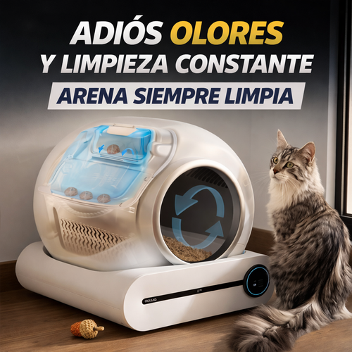 Pumba 8500 CleanKitty Smart – El Arenero Inteligente que se Limpia Solo