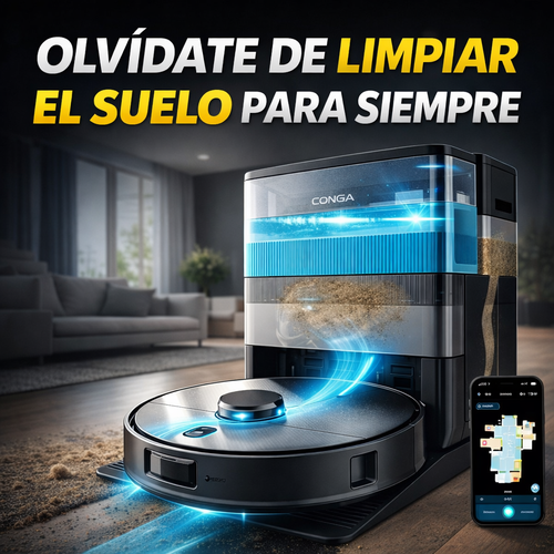 Robot Aspirador Inteligente 4 en 1 – Limpieza Automática Total