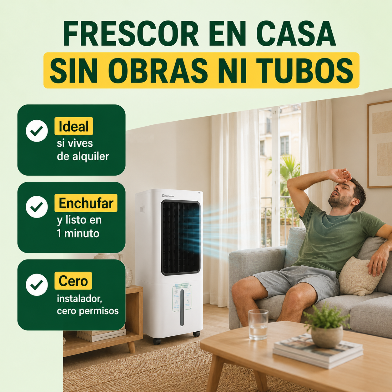 El ventilador ya no te sirve y el aire acondicionado no es una opción
