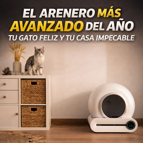 Pumba 8500 CleanKitty Smart – El Arenero Inteligente que se Limpia Solo