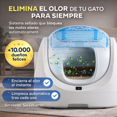 Caja de Arena Autolimpiante Catlink – Higiene Total Sin Esfuerzo
