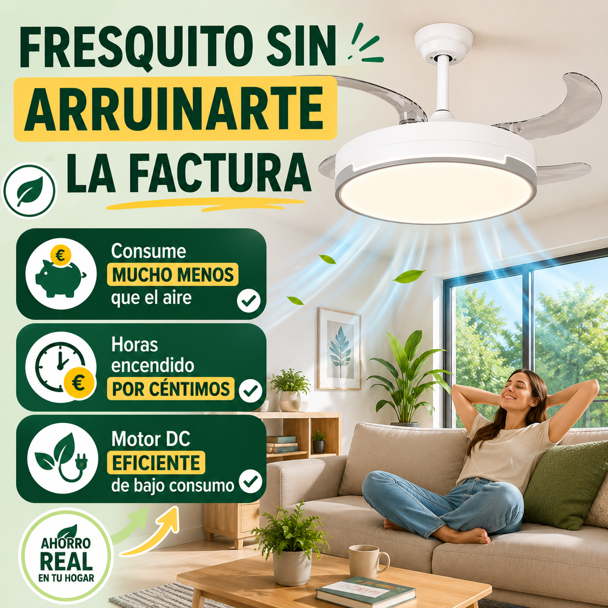 Refresca tu casa sin que la factura de la luz te dé un infarto