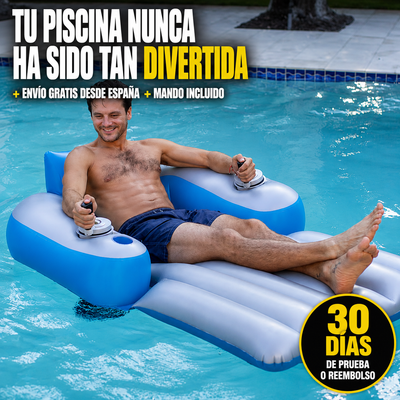 AquaGlide Pro – El Flotador Motorizado que Convierte tu Piscina en un Parque Acuático